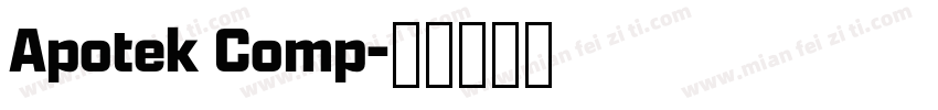 Apotek Comp字体转换